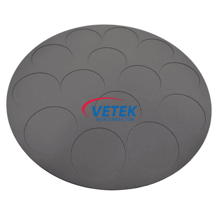 Графітовий токоприймач із покриттям SiC для ASM